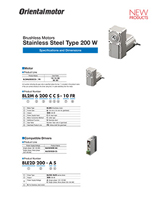 BLDC Stainless Steel Motors 200W